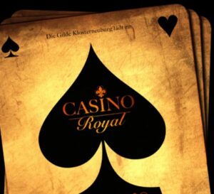 Einladungskarte Casino Royal, Spielkarte PIK